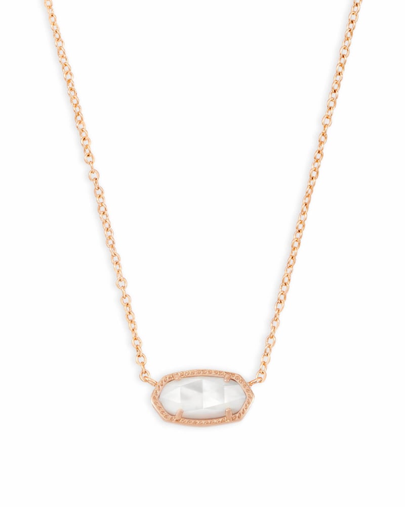 Elisa Rose Gold Ivory MOP Neckl