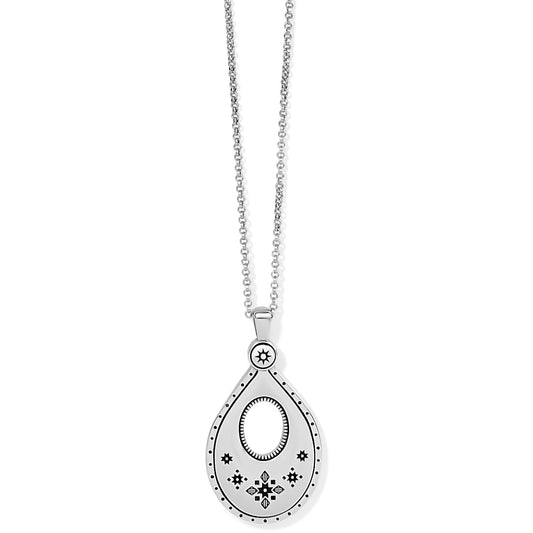 Mosaic Teardrop Necklace - JM6903