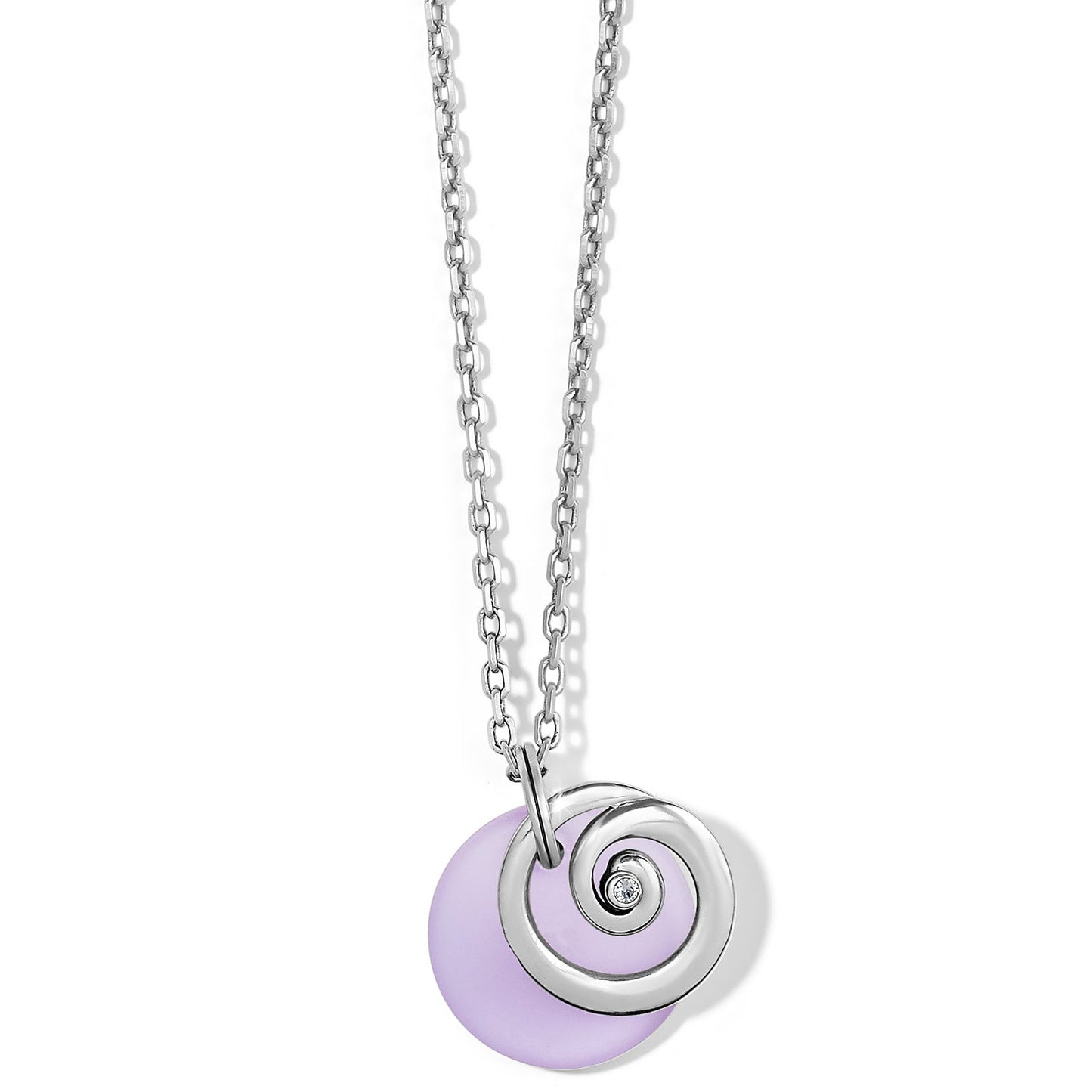Contempo Glass Candy Purple Necklace - She Chester