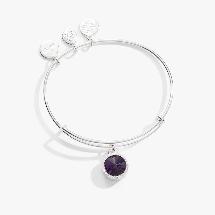SS February Amythest Bangle II