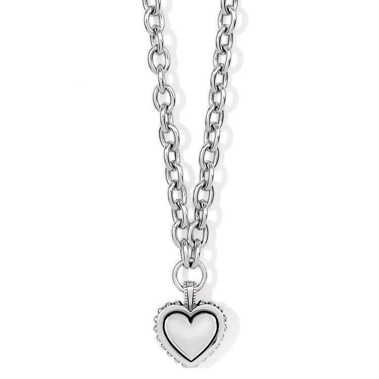 Pretty Tough Bold Heart Necklace