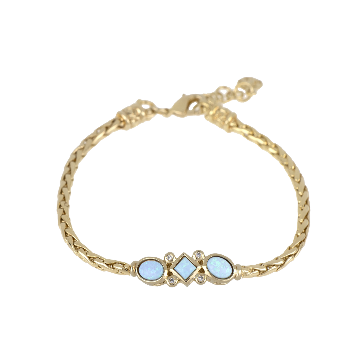 Blue Opal Trio Bracelet b5569-G6F0