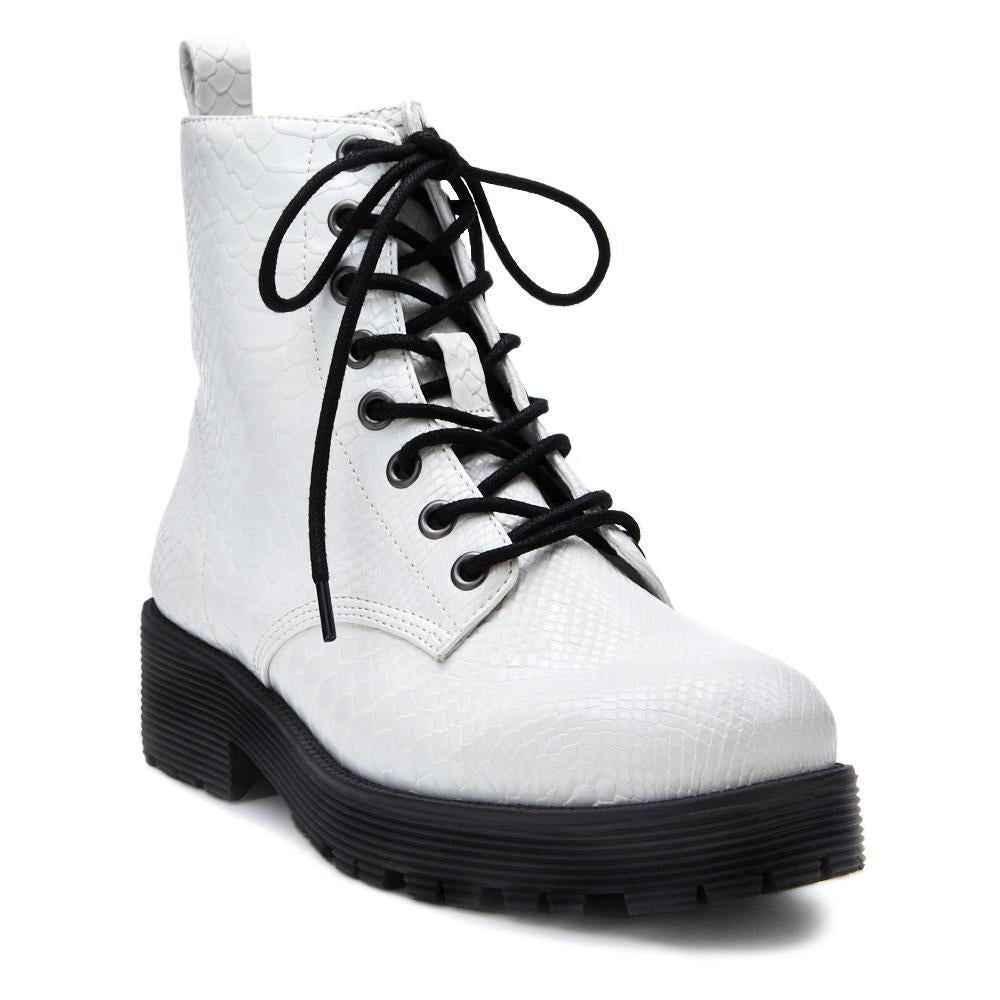 Lotus White Boots