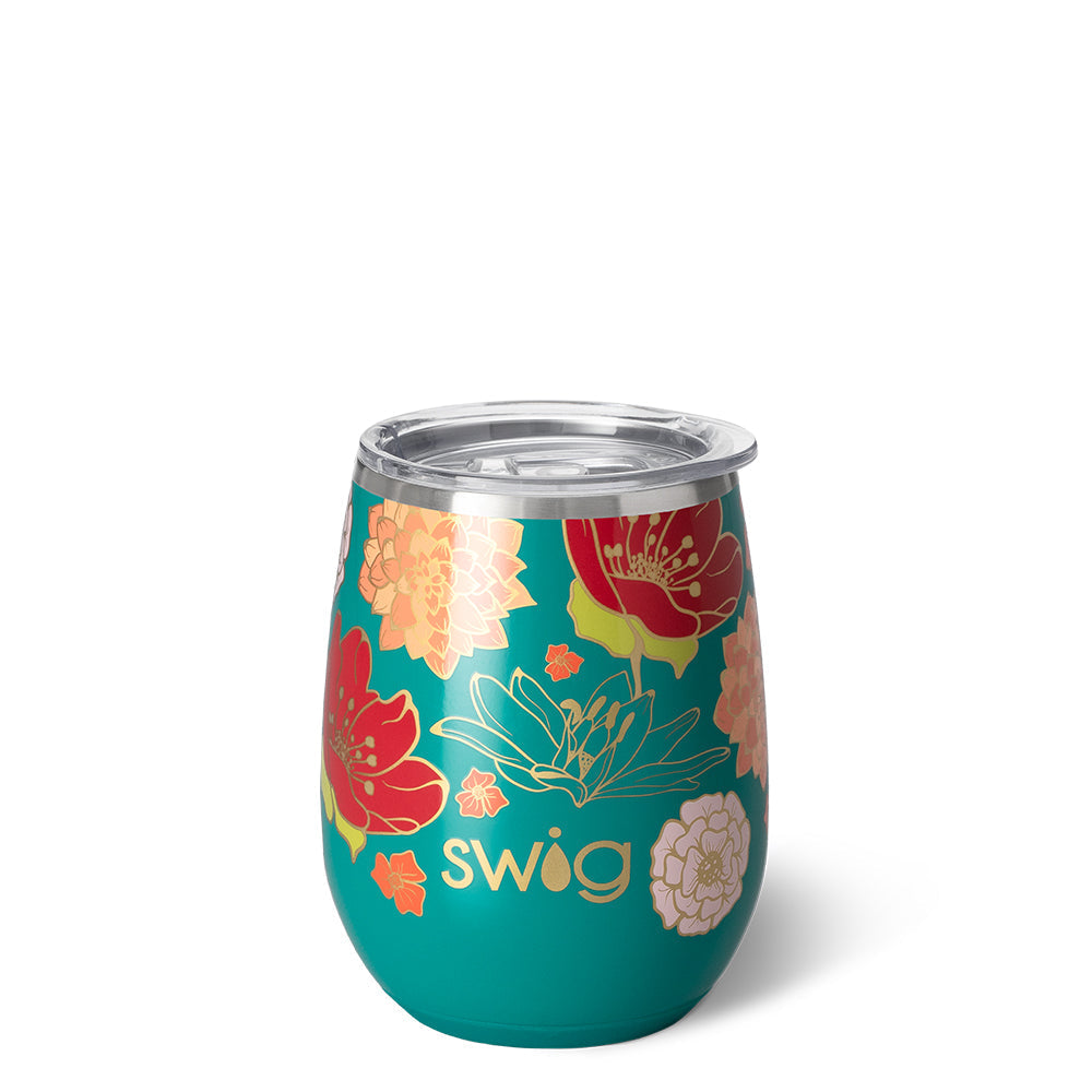 Fire Poppy Stemless Wine Cup (14oz)