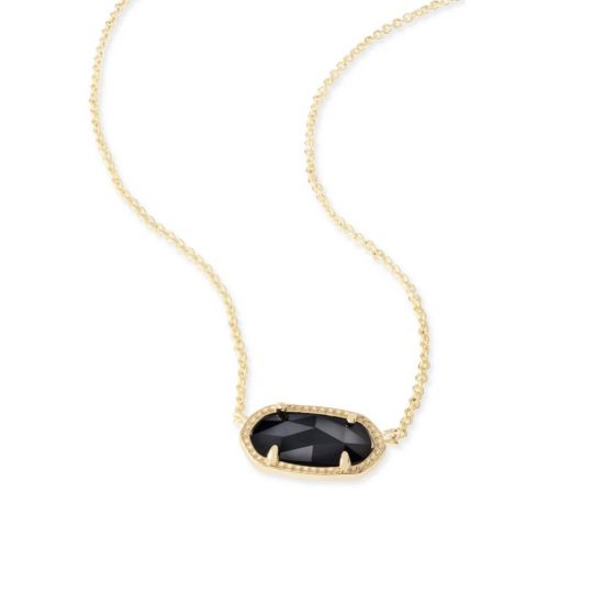 ELISA NECKLACE GOLD BLACK