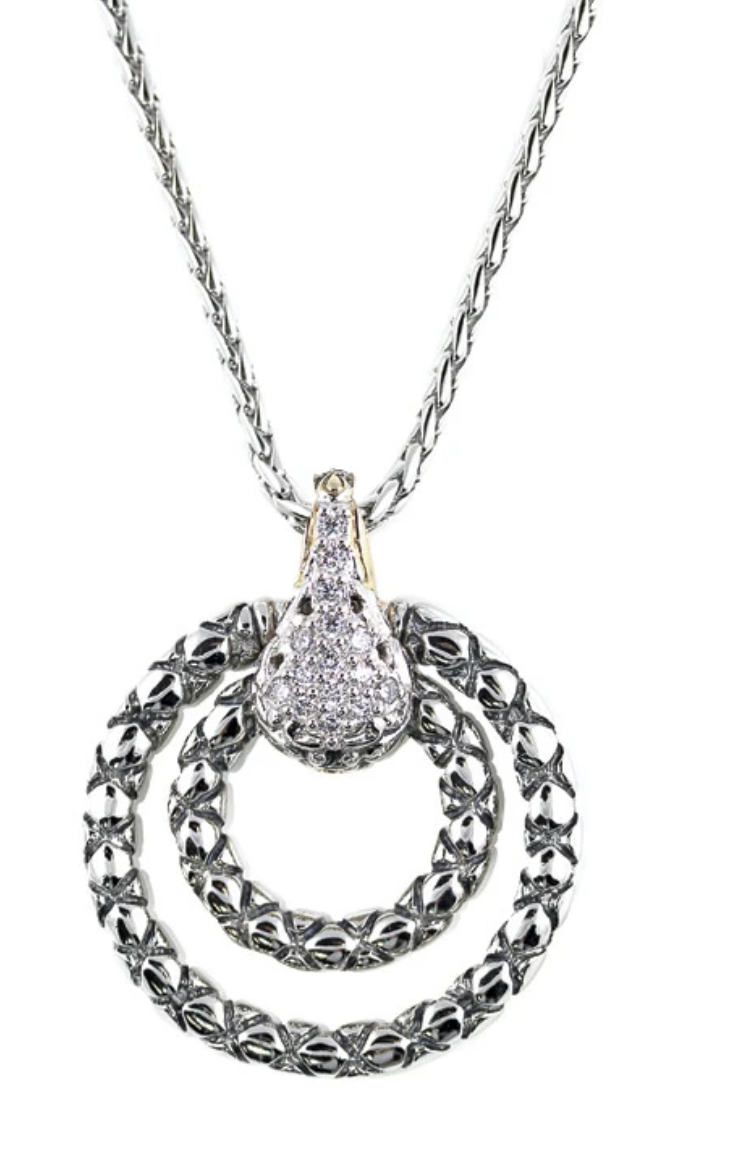 Lattice Collection - Palermo Edition - Pavé Swinging Slider with Chain K3816-A0F0