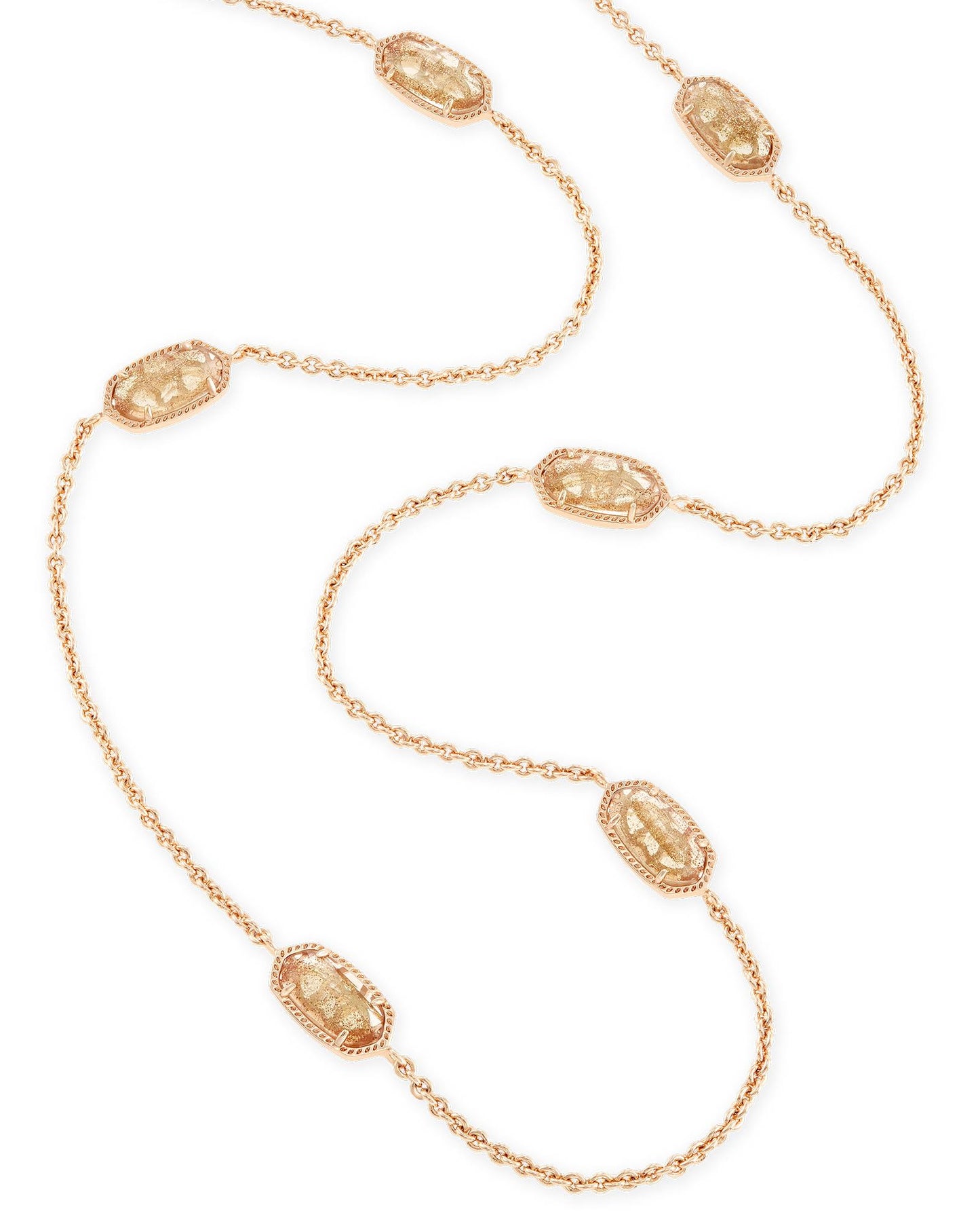 013515 Kellie Rose Gold Dusted Necklac