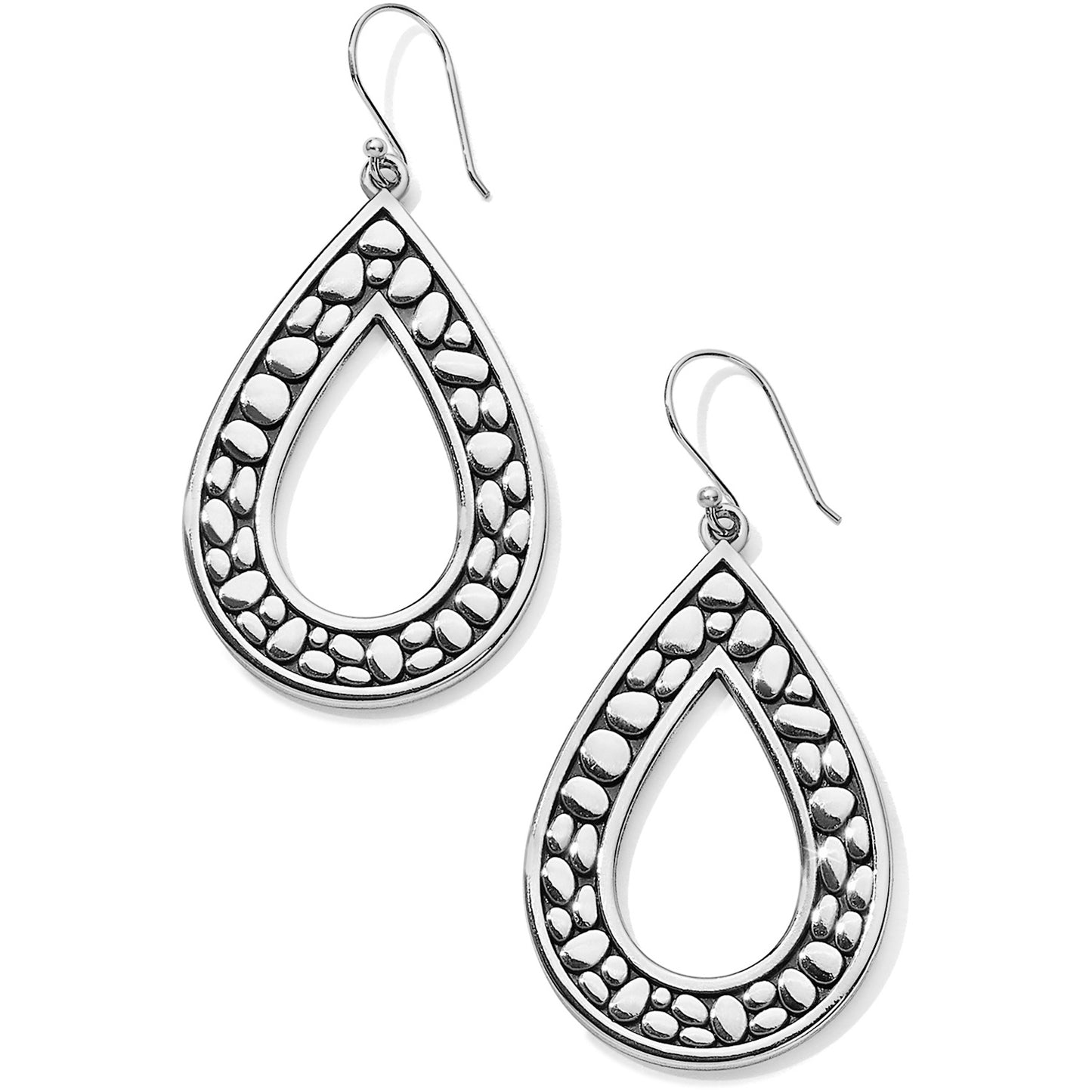 Pebble Open Teardrop Rev Earring