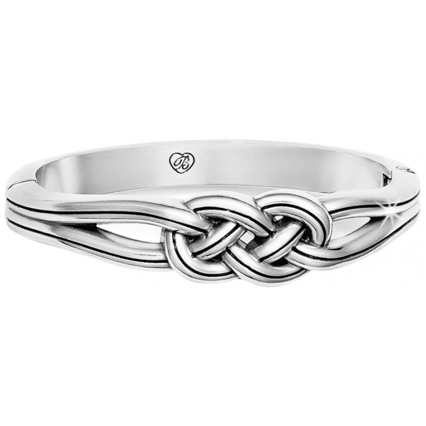 Interlok Hinged Silver Bangle JF0720