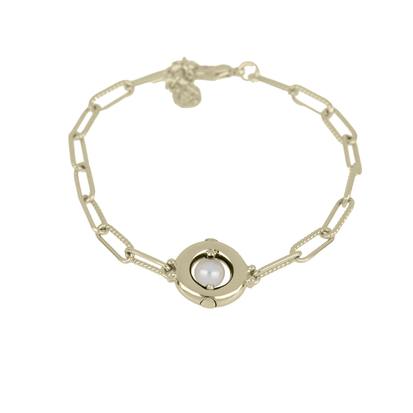 DIamante Pearl Gold Bracelet B5588-GB00