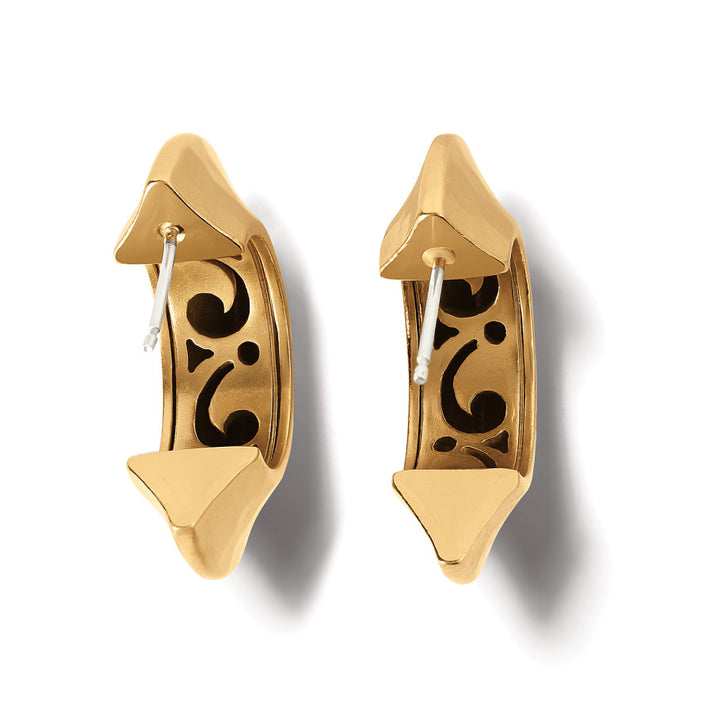 Mystic Moon Gold Hoop Earrings - JA9319