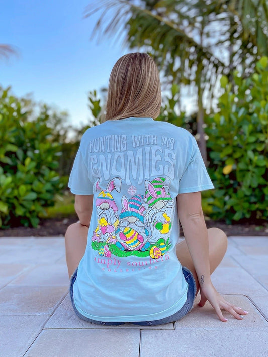 Hunting With My Gnomes SS Tee - She Chester
