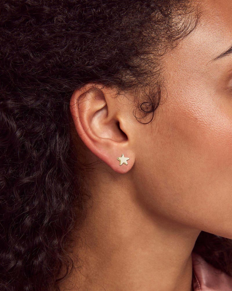 Jae Star Studs 18k Gold Vermeil Earrings - She Chester