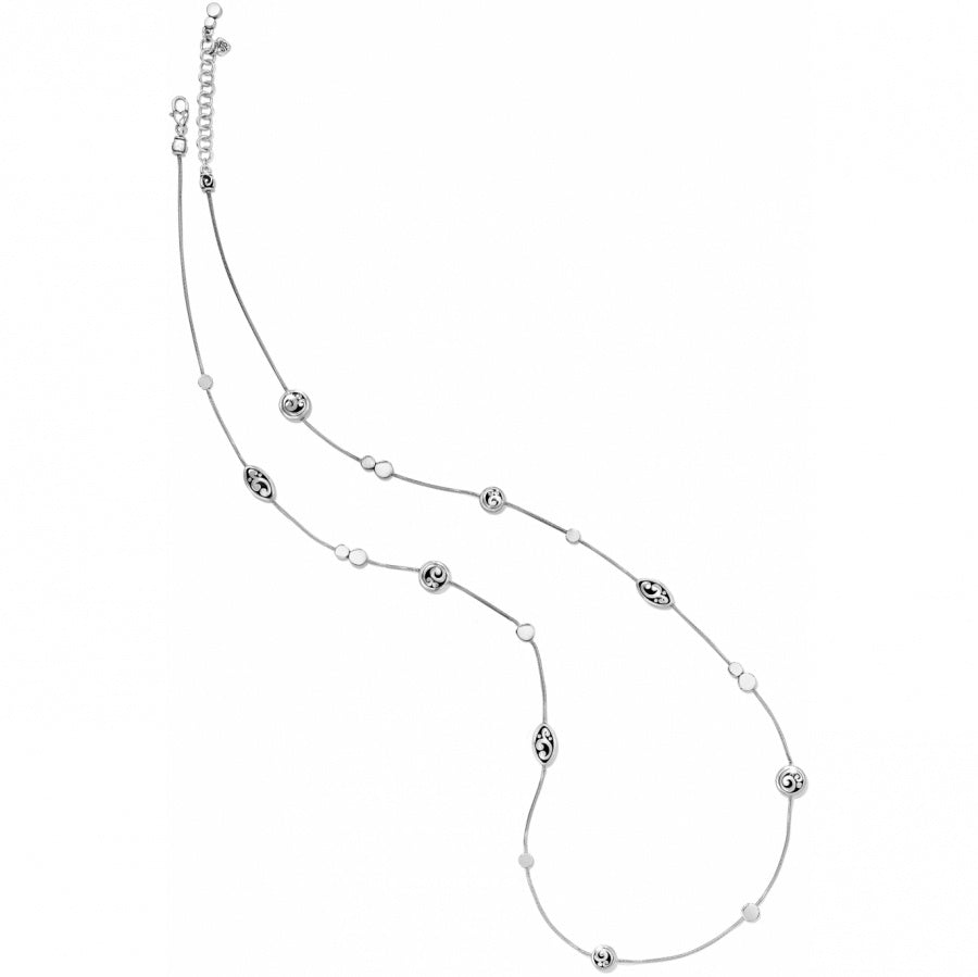 Silver Contempo Long Necklace