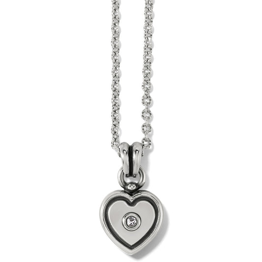 Meridian Zenth Silver Heart Necklace - JM7370 - She Chester