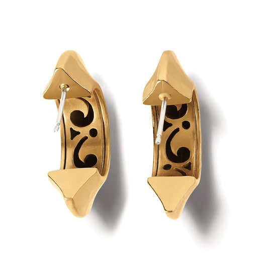 Mystic Moon Gold Hoop Earrings - JA9319 - She Chester