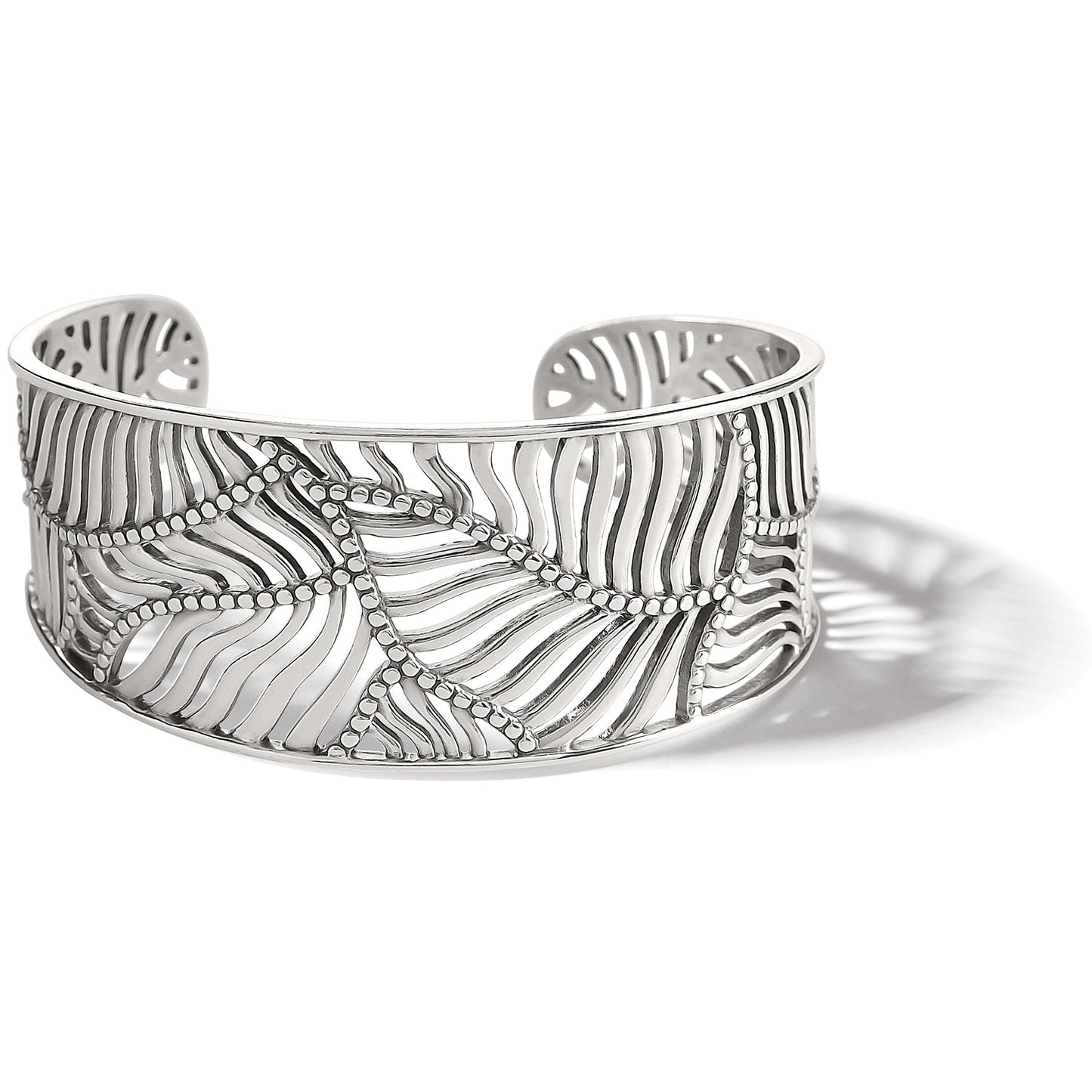 Palmetto Large Silver Cuff - JF0003 - She Chester