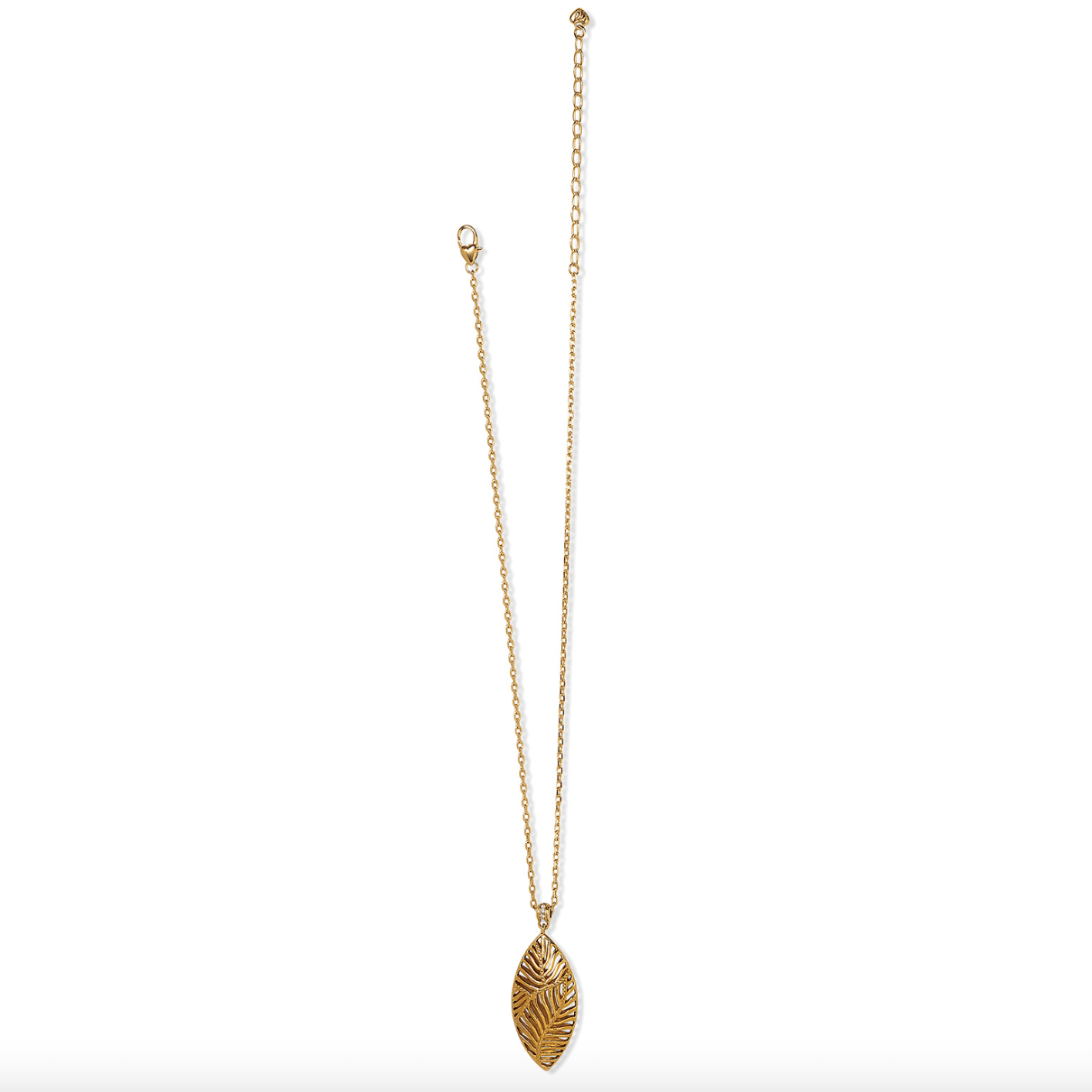 Palmetto Long Gold Necklace - JM7284 - She Chester