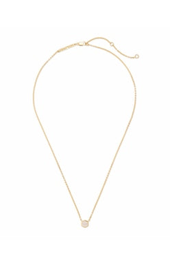 DAVIE PENDANT NECKLACE 18K GOLD VERMEIL RAINBOW MOONSTONE