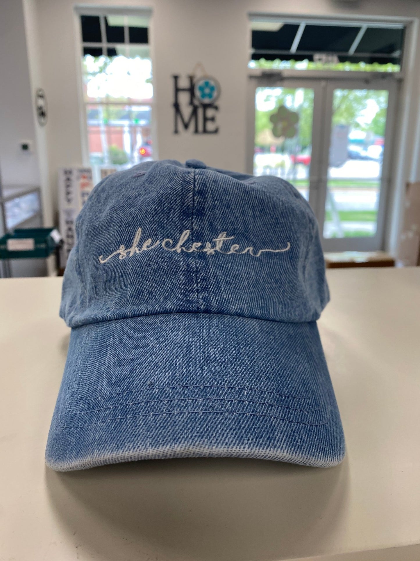 She Chester Baseball Hat - Denim - She Chester