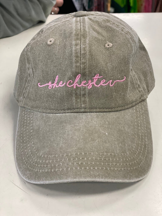 She Chester Baseball Hat - Khaki - She Chester