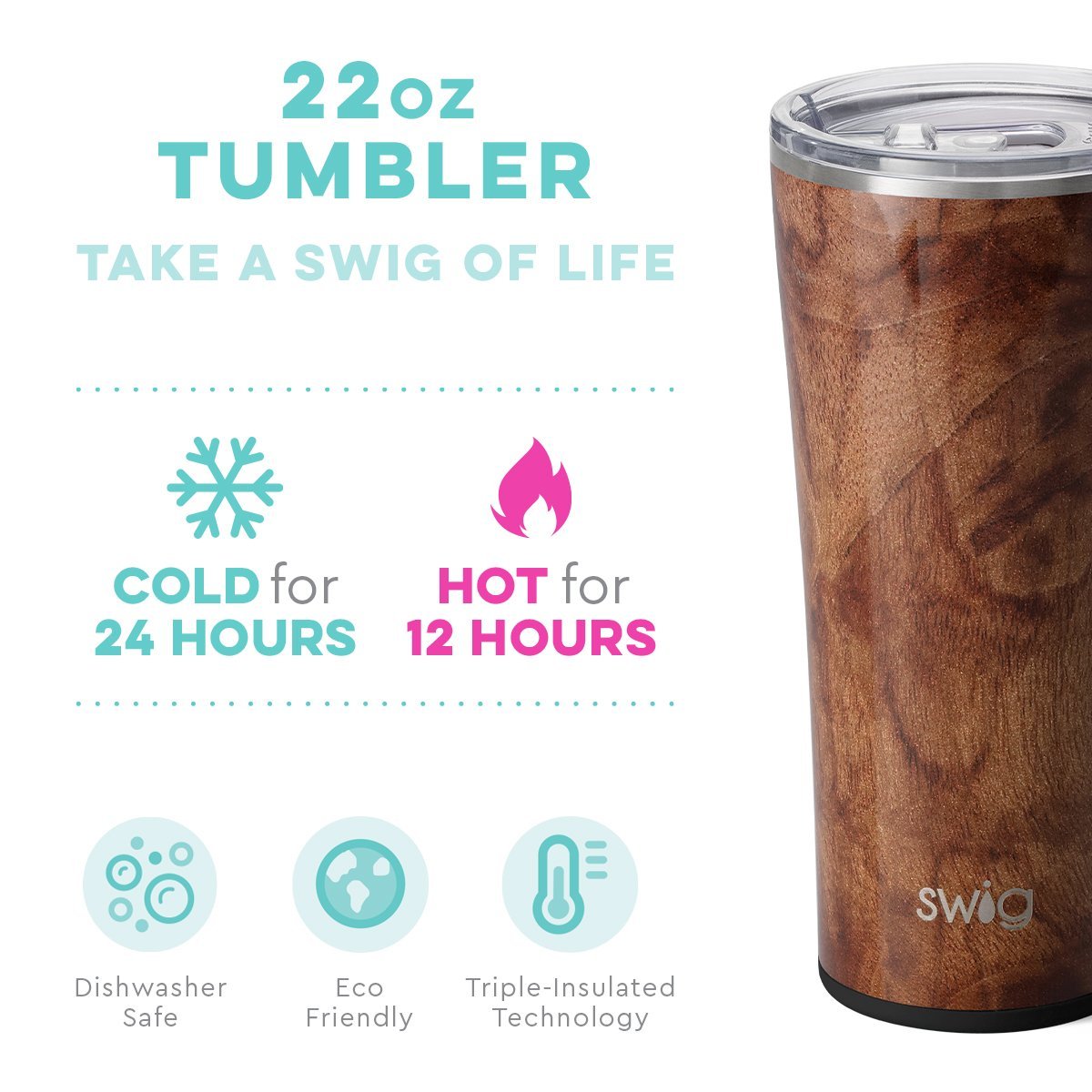 Black Walnut Tumbler (22oz)