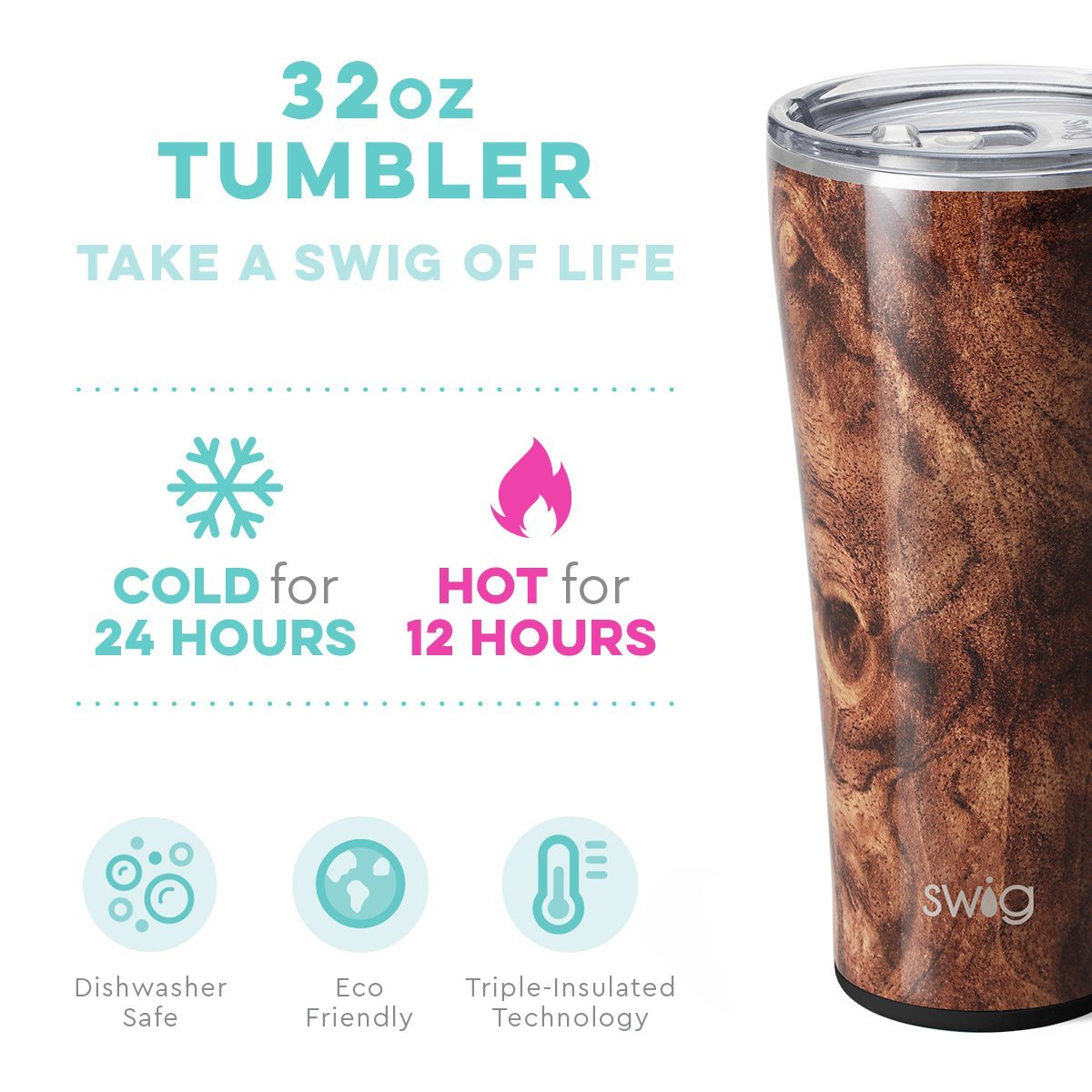 Black Walnut Tumbler (32oz)