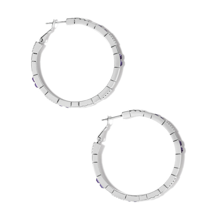Tapestry Royal Hoop Earrings - JA9163 - She Chester