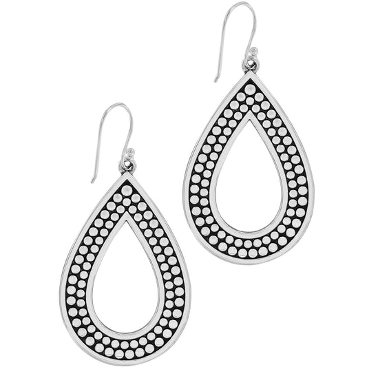 Pebble Open Teardrop Rev Earring