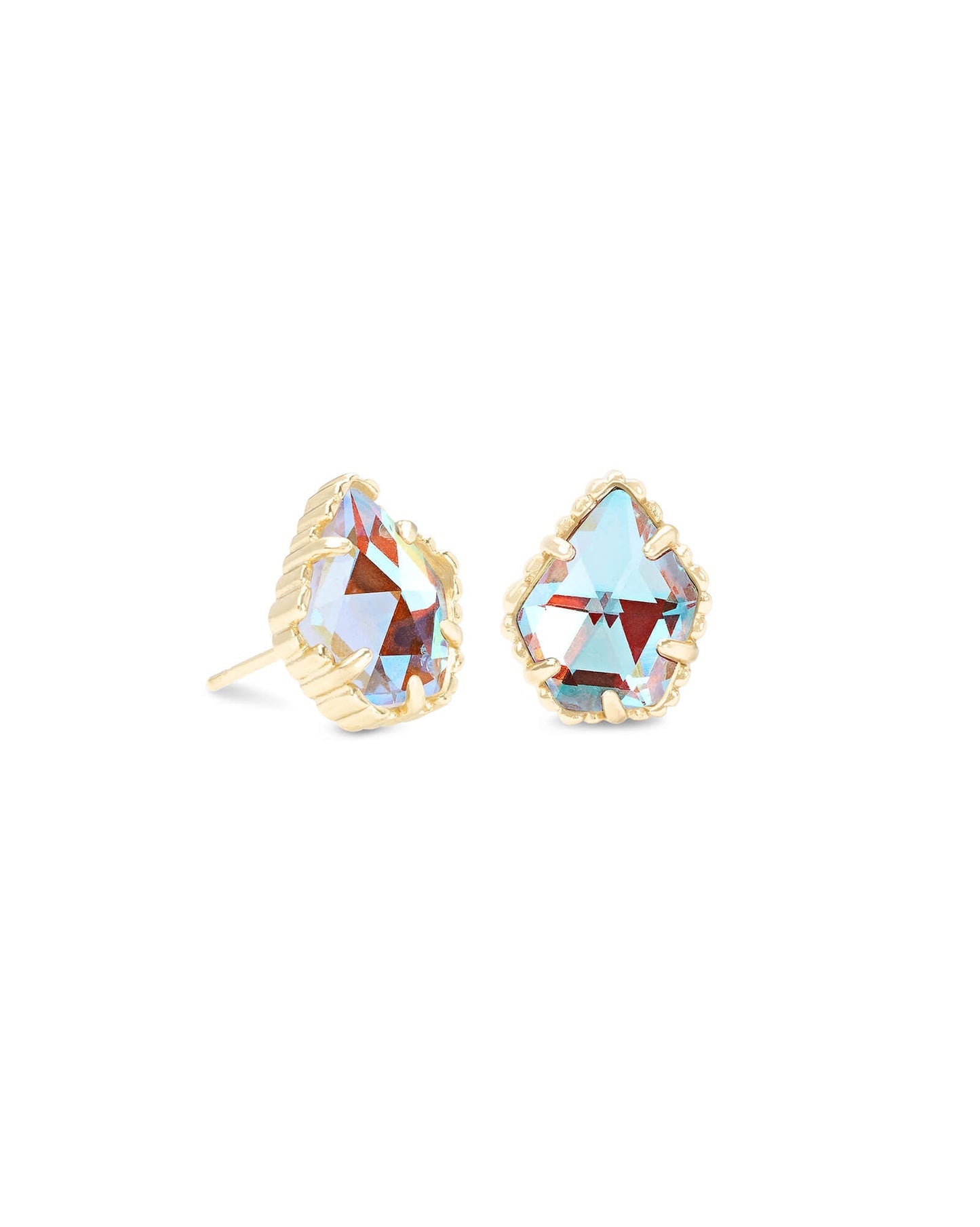 Tessa Gold Dichroic Earrings - She Chester