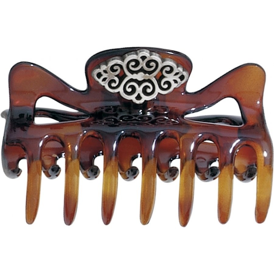 Tortoise Geneva Small Hair Clip - J80472 - She Chester