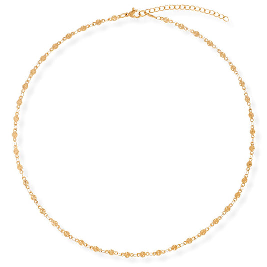 Garcelle Mini Disc Chain Necklace