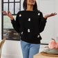 Ghost Black Embroidered SS Pullover