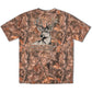 Deer on Camo Short Sleeve Tee