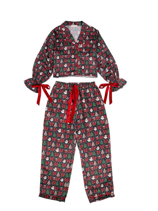 SS PJ Set - Traditional Santa