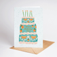 Happy Birthday Cutie Oranges Cake Coquette Greeting Card