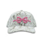 White Camo Bow Hat