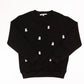 Ghost Black Embroidered SS Pullover