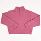Quarter Zip Plum SS