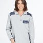 SS Aria Floral Quarter Zip