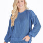 Knit Amber Pullover - Dark Blue