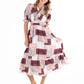 Patchwork Sky Maxi Dress