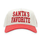 Santa's Favorite Red Baseball Hat