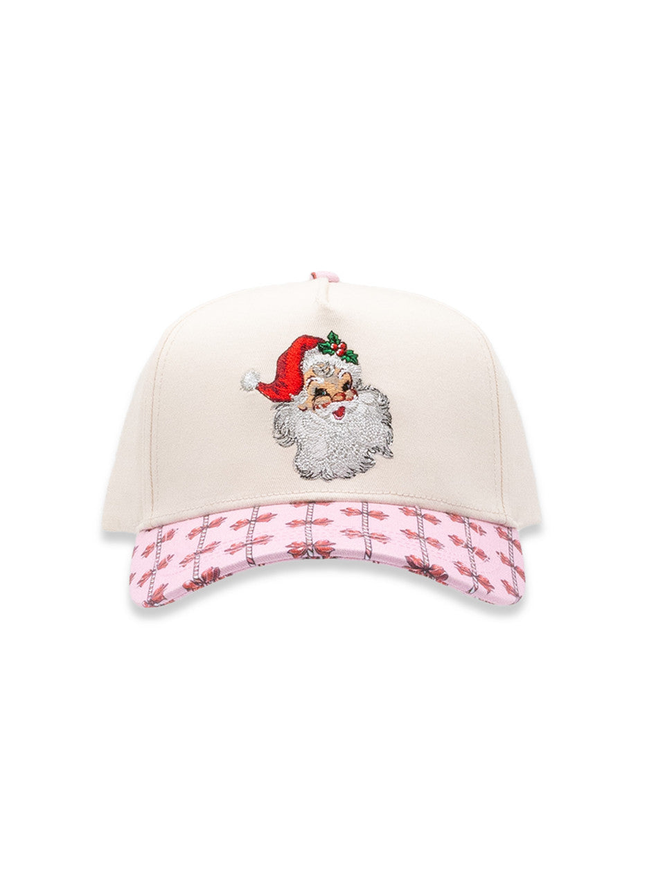 Santa Patch Pink Baseball Hat