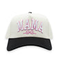 Mama Pink Black Hat