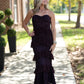 Poesy Maroon Ruffle Dress
