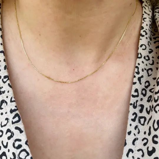 0.5 Box Chain 18k GF - She Chester