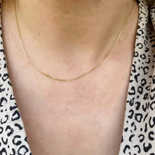 0.5 Box Chain 18k GF - She Chester
