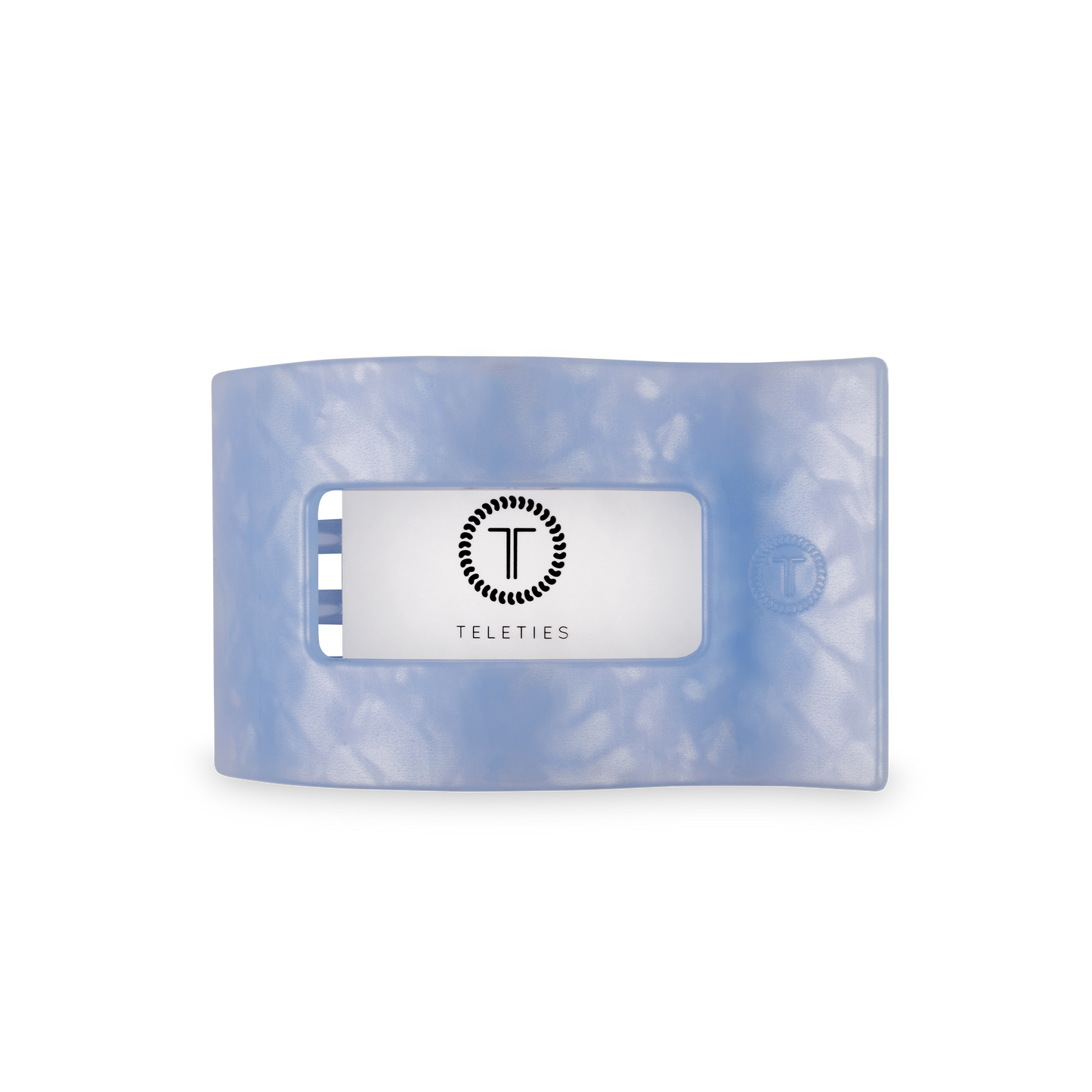 Flat Rectangle Hair Clip | Medium | Blue Lagoon