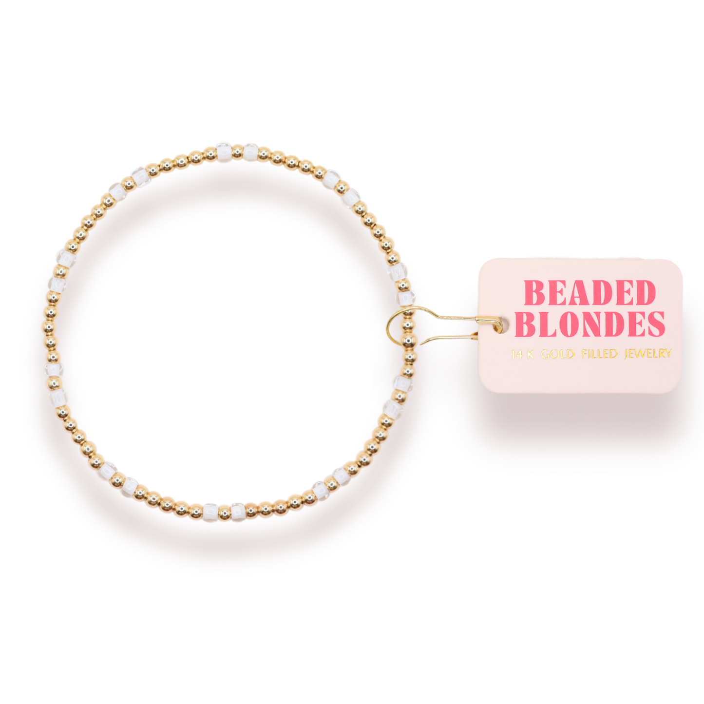 White Hazel Bracelet: Standard 6.75 inch